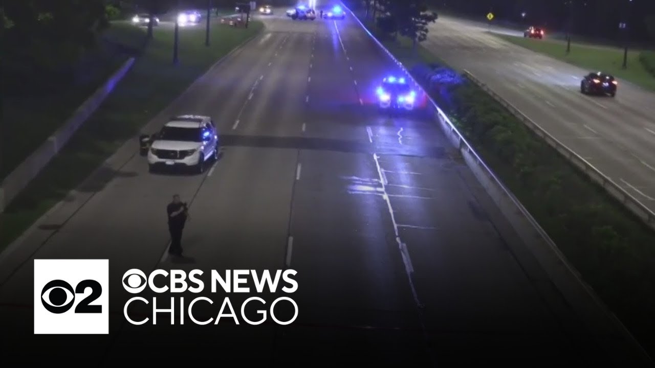 Man killed after being hit by car on DuSable Lake Shore Drive - YouTube