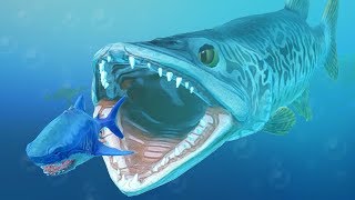 ГИГАНТСКАЯ ЩУКА ПРОТИВ МЕГАЛОДОНА, МЕГАЛОДОН В ШОКЕ | Feed and Grow Fish