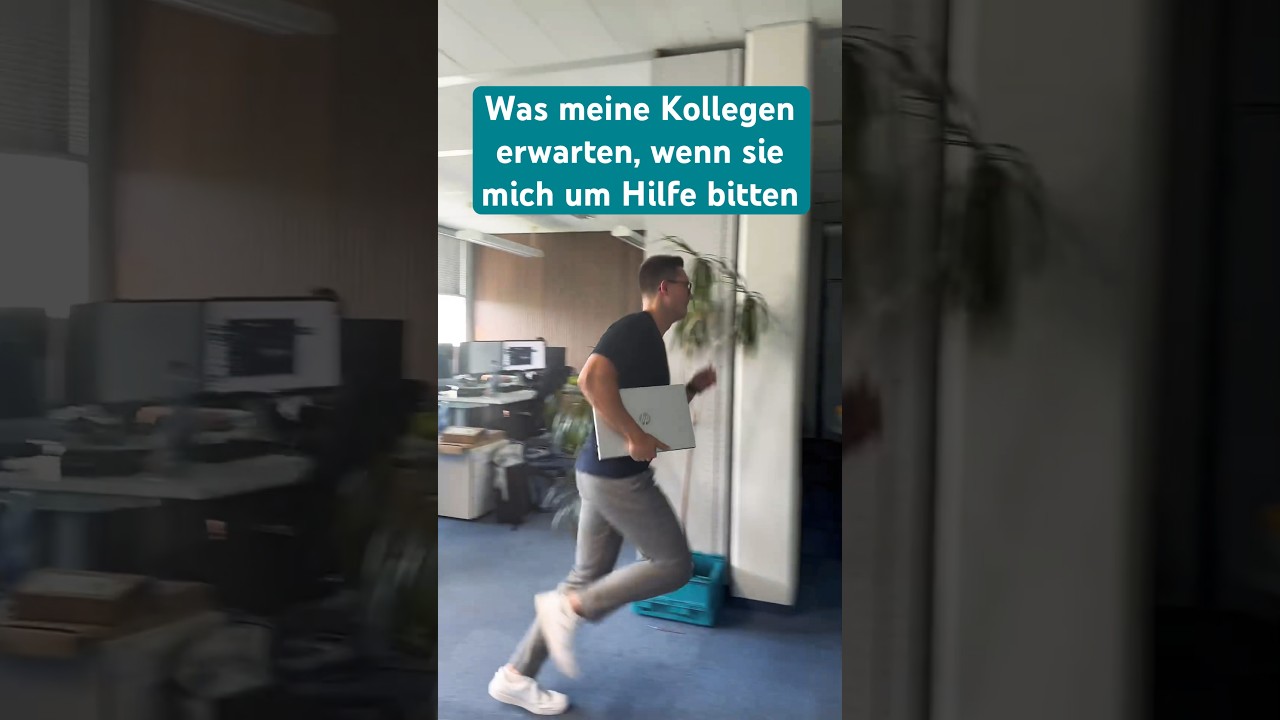 Immer bereit😉😂 #comedy #hilfsbereit #arbeit #spaß #kollegen #hilfe #shorts