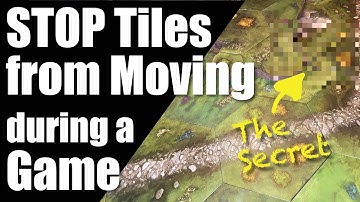 Stop Your Terrain Tiles from Moving During Your Tabletop Games