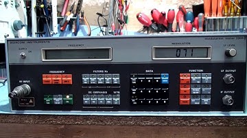 Marconi 2305 Tracing the AM modulation fault