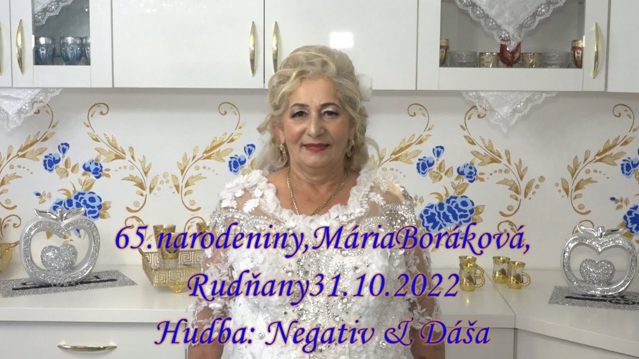 65.narodeniny,Mária Boráková,Rudňany31.10.2022-1