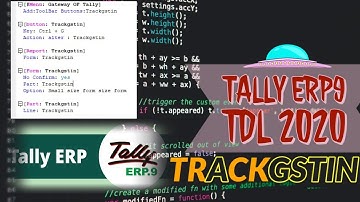 Tally ERP9 - TDL 2020 | GSTIN Tracker