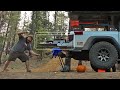 DIY Kitchen Camper Slide for $25 & spare parts - Jeep Gladiator Truck Camper