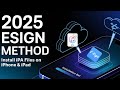 Install ESign and IPA files on iPhone &amp; iPad No Jailbreak | Sideload IPA Files on iOS