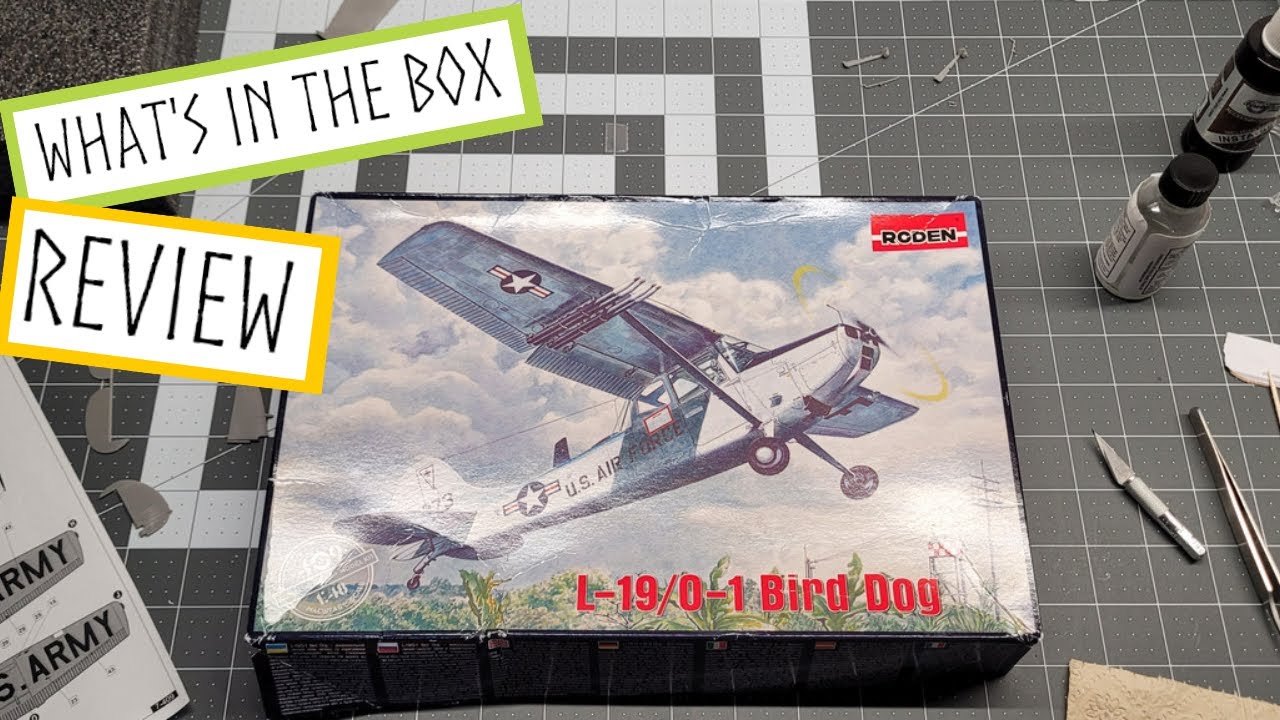 Roden 1/48 L-19/O-1 Bird Dog Review - YouTube