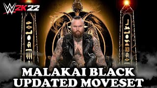 WWE 2K22 Malakai Black Updated Moveset