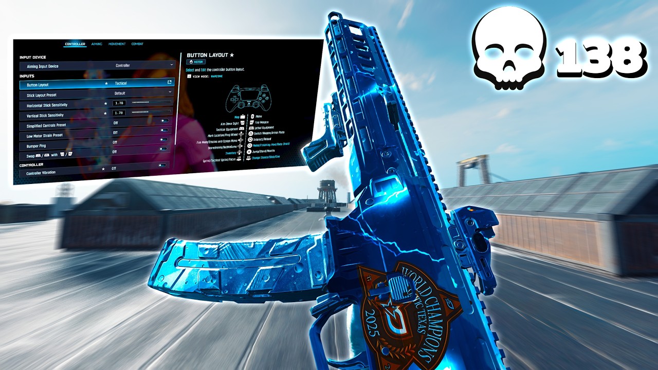 My *UPDATED* Season 2 Controller SETTINGS are BROKEN on Warzone Rebirth Island👑🎮