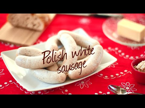 Polish white sausage - How to make homemade sausage series - YouTube