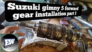 Suzuki gimny 5 forward gear installation part 1 by Easymo work shop 66 views 4 months ago 28 minutes