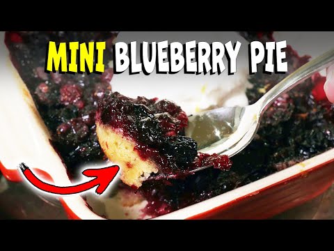 Easy Mini Blueberry Pie - Cooking for One