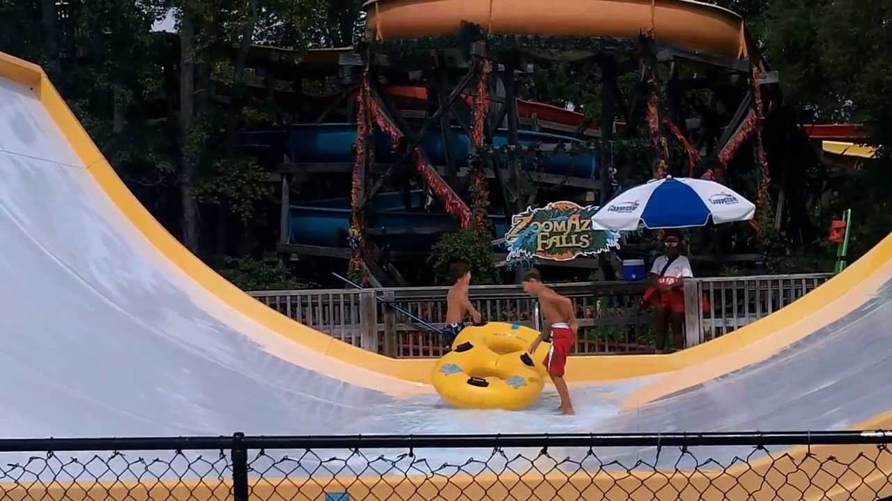Six Flags Water Park Summer 2013 Halfpipe I YouTube