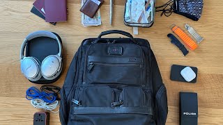 EVERYDAY CARRY BACKPACK FOR TRAVEL - TUMI ALPHA 2 BACKPACK REVIEW