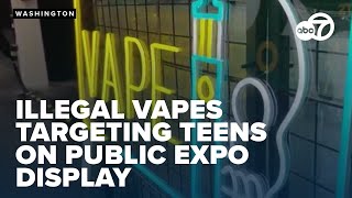 Some Vapes Illegal Under Federal Law Targeting Teens Linked To Organized Crime