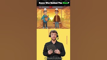 Guess Who Robbed The Store? #logicpuzzles #brainteaser #riddle #viralshorts #viral #short #shorts