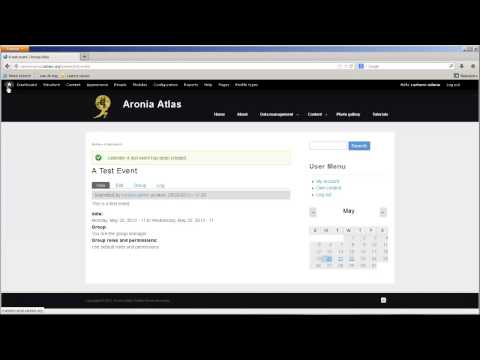 Aronia portal website extra features