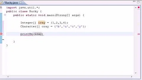 Intermediate Java Tutorial - 17 - Generic Methods