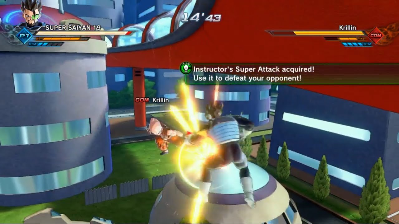 Dragon Ball Xenoverse 2 Krillin Training #Dragon Ball Xenoverse 2# Training with Krillin and Beating him دراغون