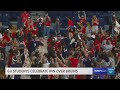 Gonzaga fans celebrate after historic win