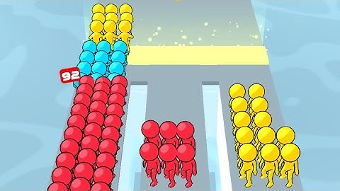 Runner Pusher - All Levels Gameplay Android, iOS