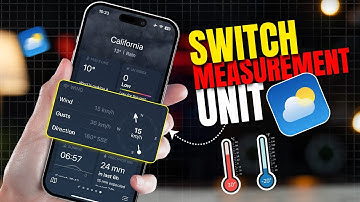 How to Change Measurement Units in iPhone Weather App | Update Weather Measuring Units on iOS 18
