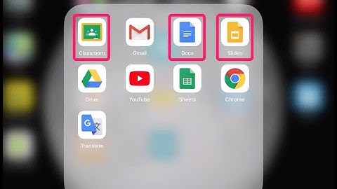 Monterey Park School - Google Classroom and Working with Assignments on an iPad