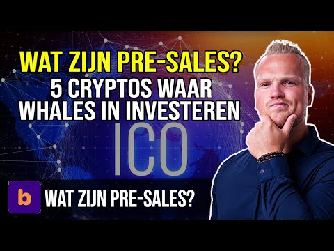 Wat zijn crypto presales en waarom in investeren? - 5 nieuwe crypto’s waar whales in investeren!