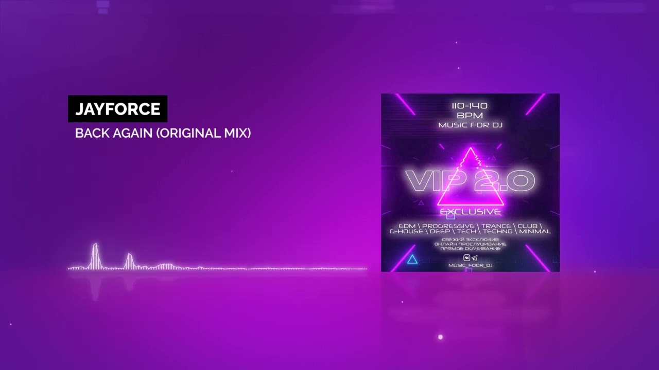 Παρακολούθηση Jayforce - Back Again (Original Mix) στο YouTube Παρακολούθηση Jayforce - Back Again (Original Mix) στο YouTube