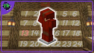 Red Dyed Leather Armor - Minecraft Challenges Advent Calendar Day 13 - Forever Bedrock SMP