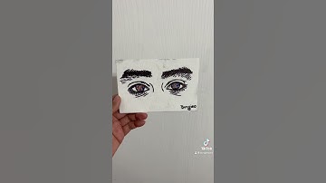 Drawing Eyes with Acrylic Markers Quick Demo | Abstract Art | Colorful