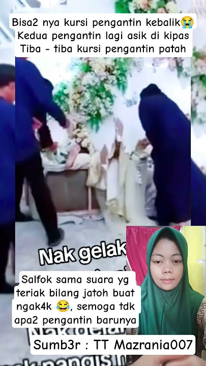 KEDUA PENGANTIN ASIK DUDUK DI KURSI TIBA2 J4_TOH KEBELAKANG #wedding #pernikahan #videoviral