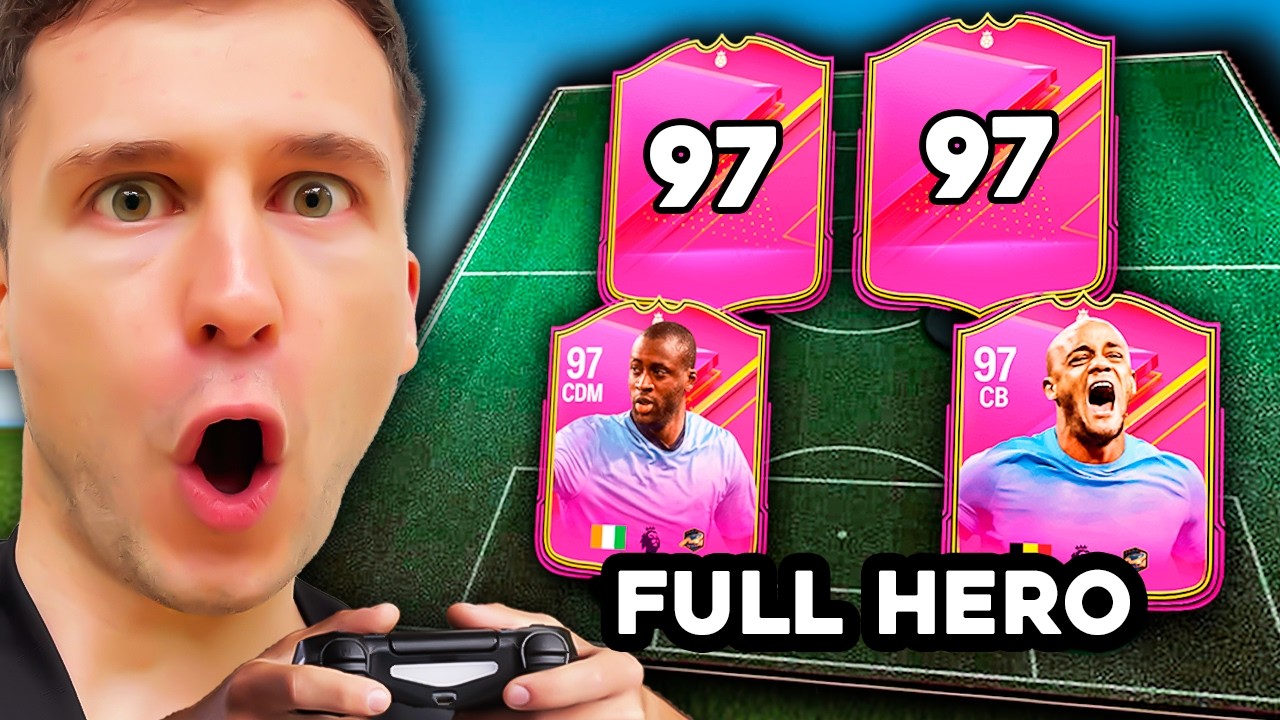 ESTOU VIRANDO PRO PLAYER NA EUROPA 🔥🔥 MONTEI UM TIME FULL HERO FUTTIES E AMASSEI NA WL 🔥🔥 EA FC 24
