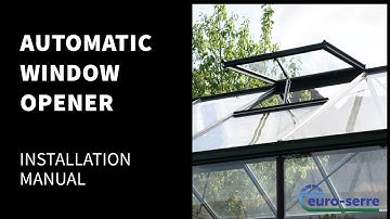 Installation manual automatic opener