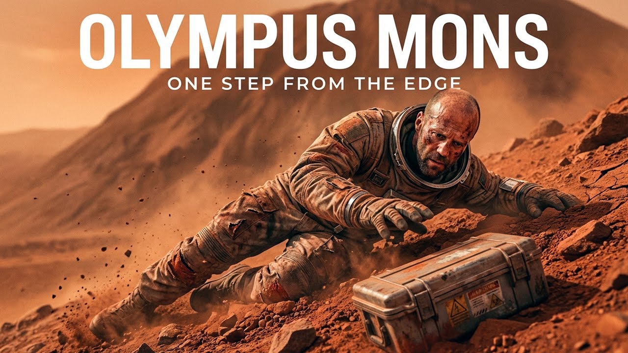 Olympus Mons on Mars: The First Human Ascent and a Hidden Mission Cache
