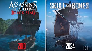 Skull and Bones vs Assassin's Creed 4 Black Flag (Part 1)  Details and physics comparison