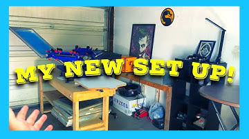 My Screen Printing Set Up! (Ep. 2)