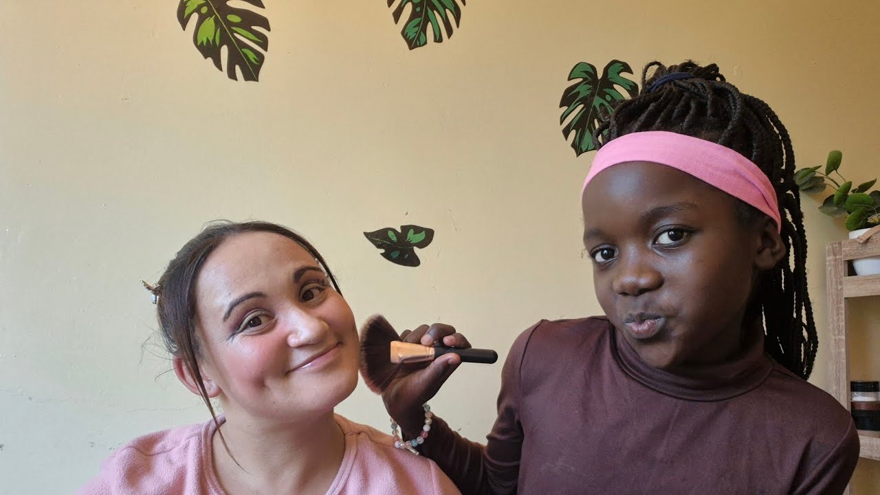 Asmr - Young girl, does my day  makeup and hair ✨️