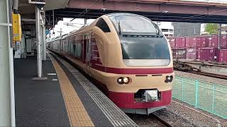 E653系カツK70編成(国鉄色) 臨時回送 土浦駅発車