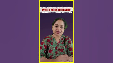 WB Primary TET Mock Interview #wbtet