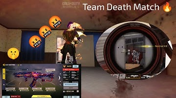 Codm Team Death Match gameplay | AK117 lava remix and Raal-LMG 🔥 | COD The Impaler