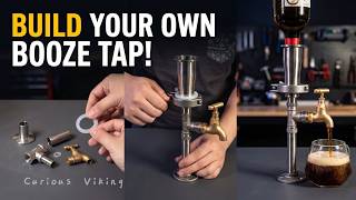 1-Minute DIY Vintage Industrial Pipe Liquor & Drink Dispenser (No Tools Needed!)#Cool Gadget