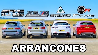 BMW vs AMG vs Alfa vs Jaguar: Arrancones SUV