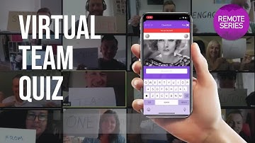 VIRTUAL TEAM QUIZ | Team Building Remote Series