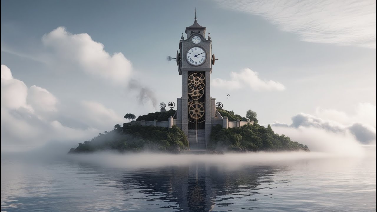 Floating Clock Island White Noise – Ticking Over Water - YouTube