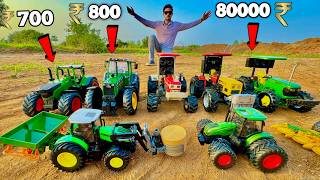 RC Expensive Handmade Tractor Vs RC Low Cost Tractors track test screenshot 3