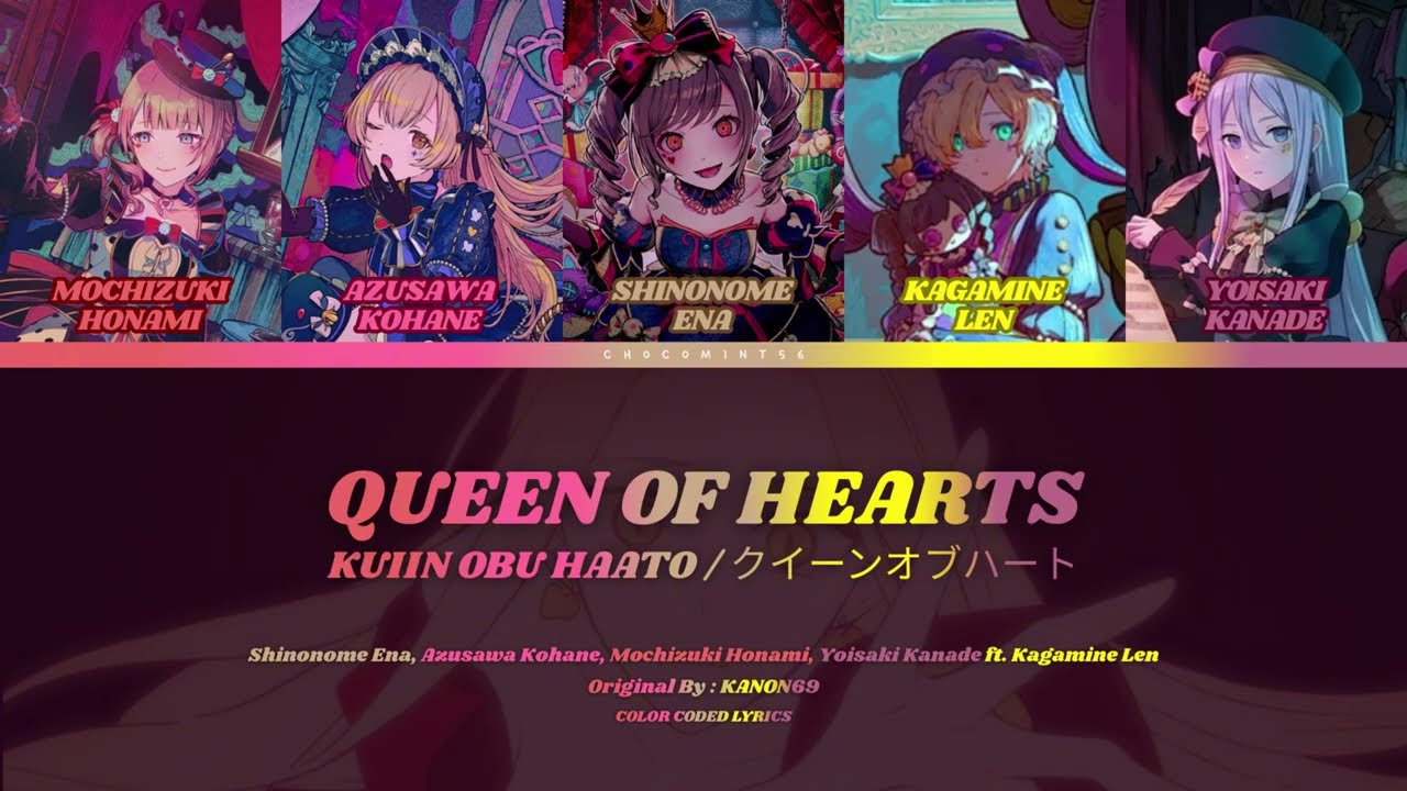 【LEN & MAKI & RIKKA & GUMI & CHIFUYU】QUEEN OF HEARTS / KUIIN OBU HAATO【VOCALOID x SynthV】