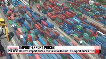 Korea′s import prices continue to decline， as export prices rise   7월 수출입물가 환율상승