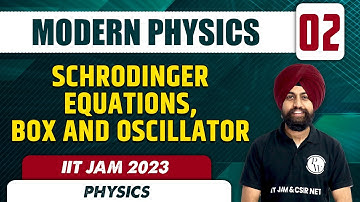 Schrodinger Equations, Box and Oscillator | Modern Physics 02 | Physics | IIT JAM 2023
