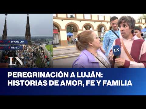 Peregrinación a Luján: historias de amor, fe y familia
