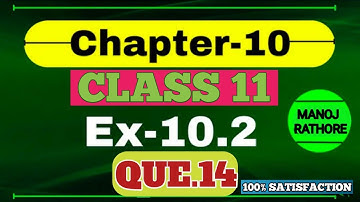Ex-10.2 Q-14 Class 11 ( Straight Lines ) NCERT maths
